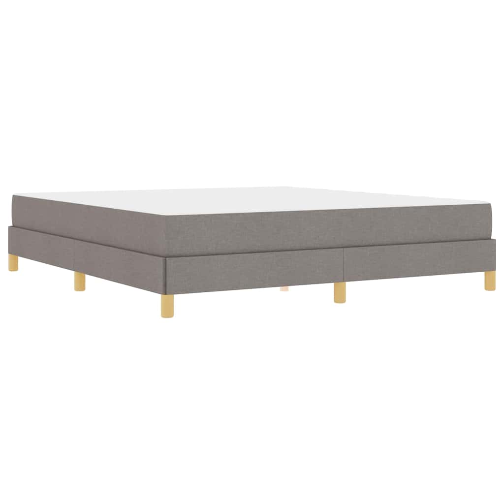 Box Spring Seng Taupe Og Brun 180 X 200 Cm - Billede 2