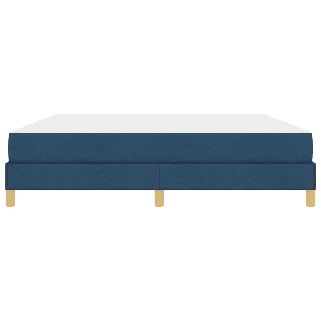 Box Spring Seng Blå Og Brun 180 X 200 Cm - Billede 6