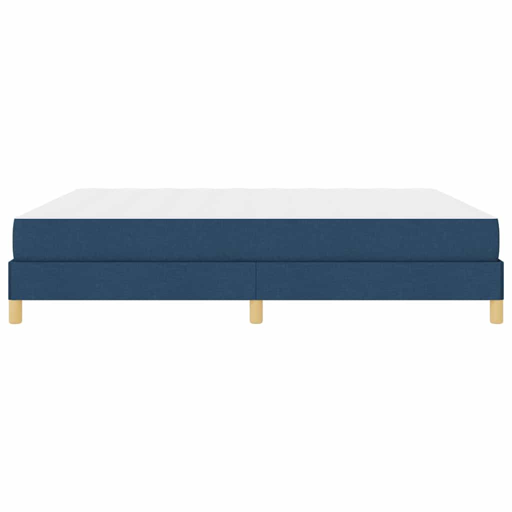 Box Spring Seng Blå Og Brun 180 X 200 Cm - Billede 7