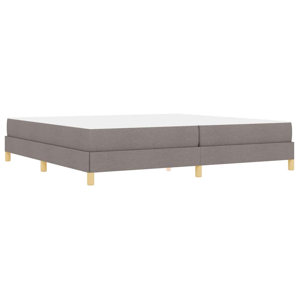 Box Spring Seng Taupe Og Brun 200 X 200 Cm - Billede 8