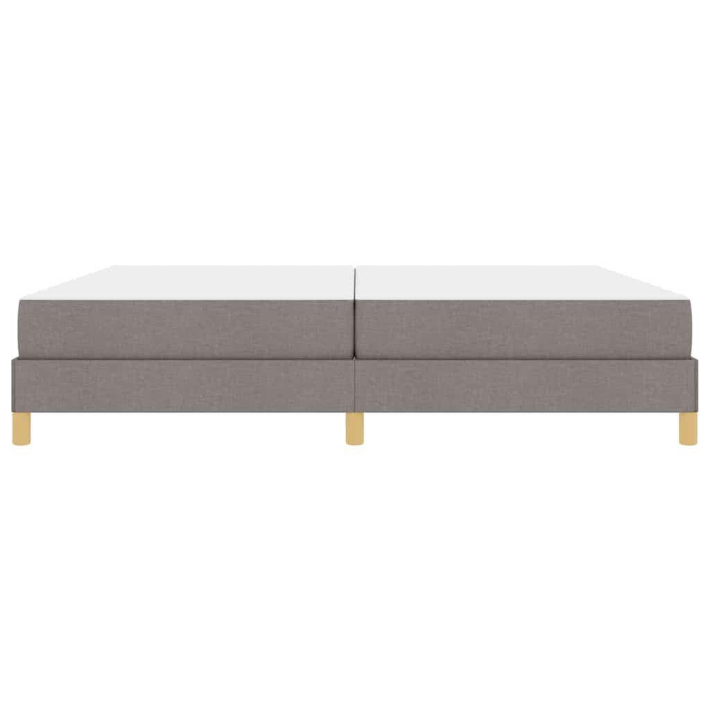 Box Spring Seng Taupe Og Brun 200 X 200 Cm - Billede 6