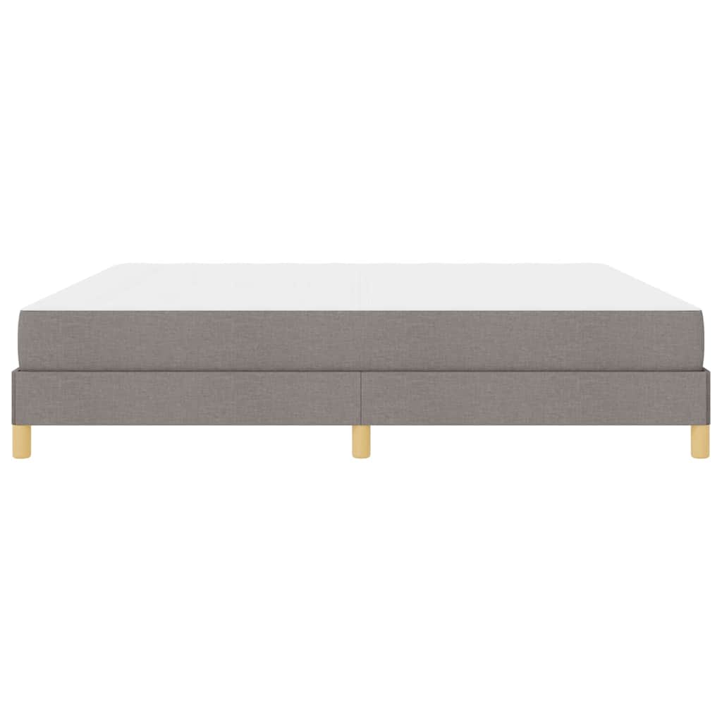 Box Spring Seng Taupe Og Brun 200 X 200 Cm - Billede 7