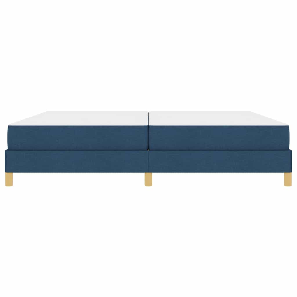 Box Spring Seng Blå Og Brun 200 X 200 Cm - Billede 6