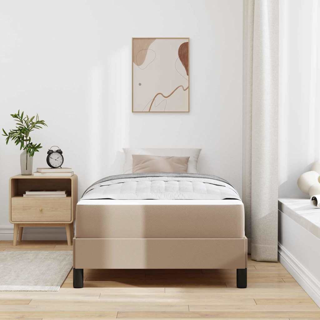 Seng Med Madras Cappuccino 80 X 200 Cm Kunstlæder - Billede 4