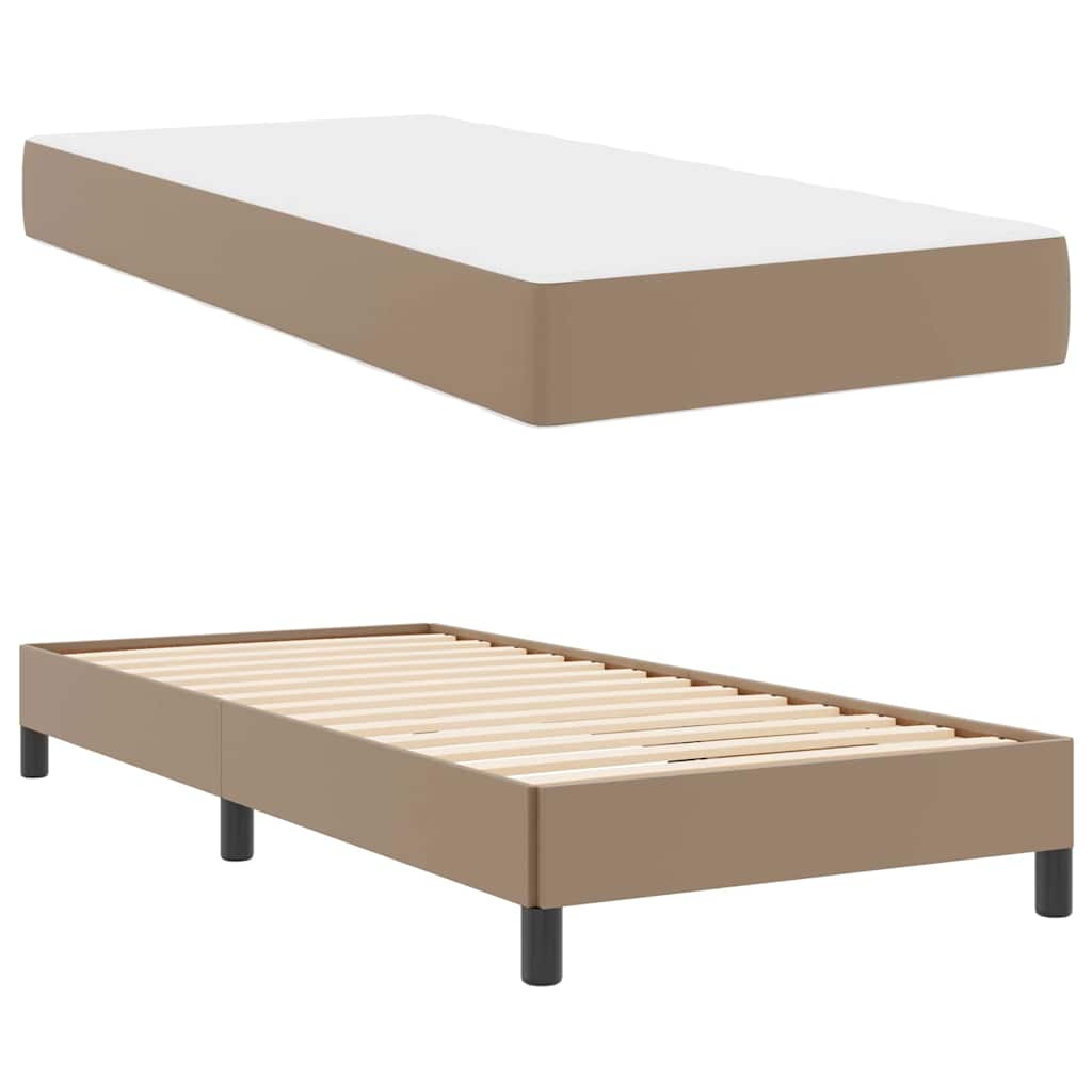 Seng Med Madras Cappuccino 80 X 200 Cm Kunstlæder - Billede 5