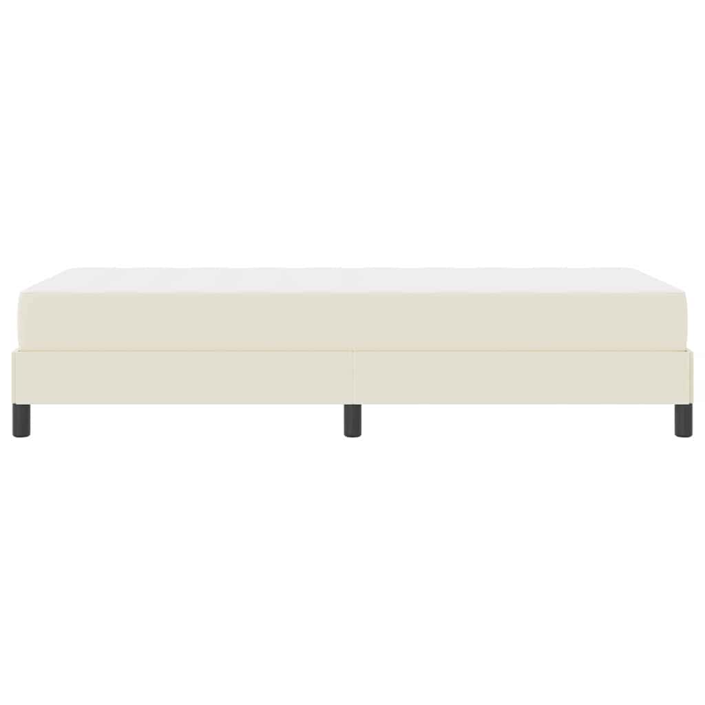 Seng Med Madras Creme 100 X 200 Cm Kunstlæder - Billede 7