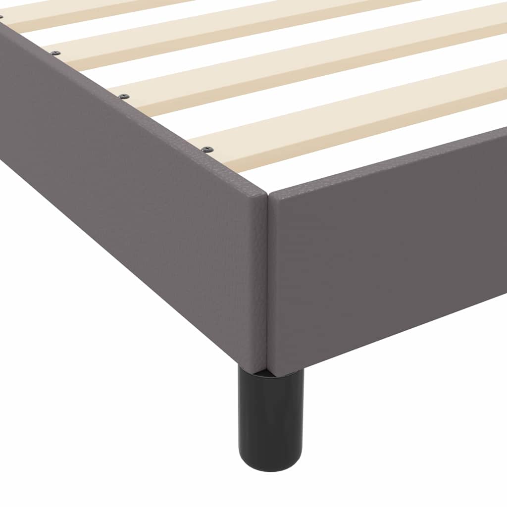 Seng Med Madras Grå 100 X 200 Cm Kunstlæder - Billede 9