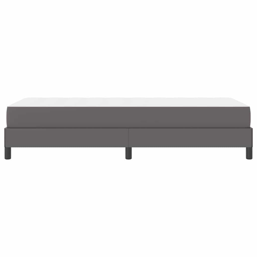 Seng Med Madras Grå 100 X 200 Cm Kunstlæder - Billede 7