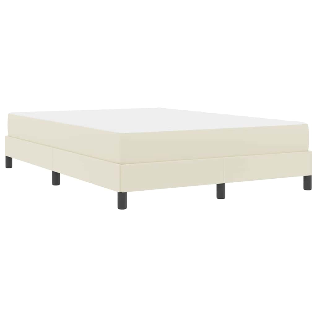 Seng Med Madras Creme 140 X 190 Cm Kunstlæder - Billede 8