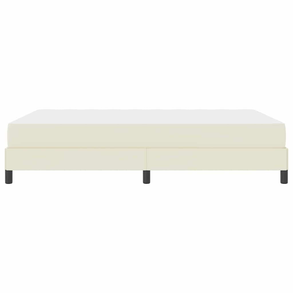 Seng Med Madras Creme 140 X 190 Cm Kunstlæder - Billede 7