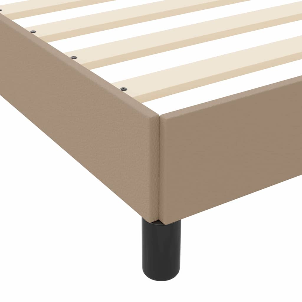 Seng Med Madras Cappuccino 160 X 200 Cm Kunstlæder - Billede 9