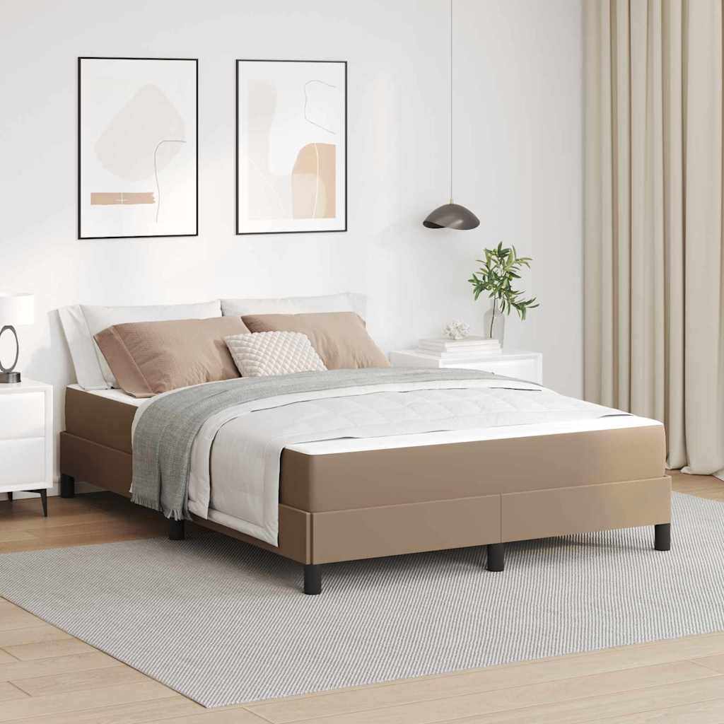 Seng Med Madras Cappuccino 160 X 200 Cm Kunstlæder - Hovedbillede