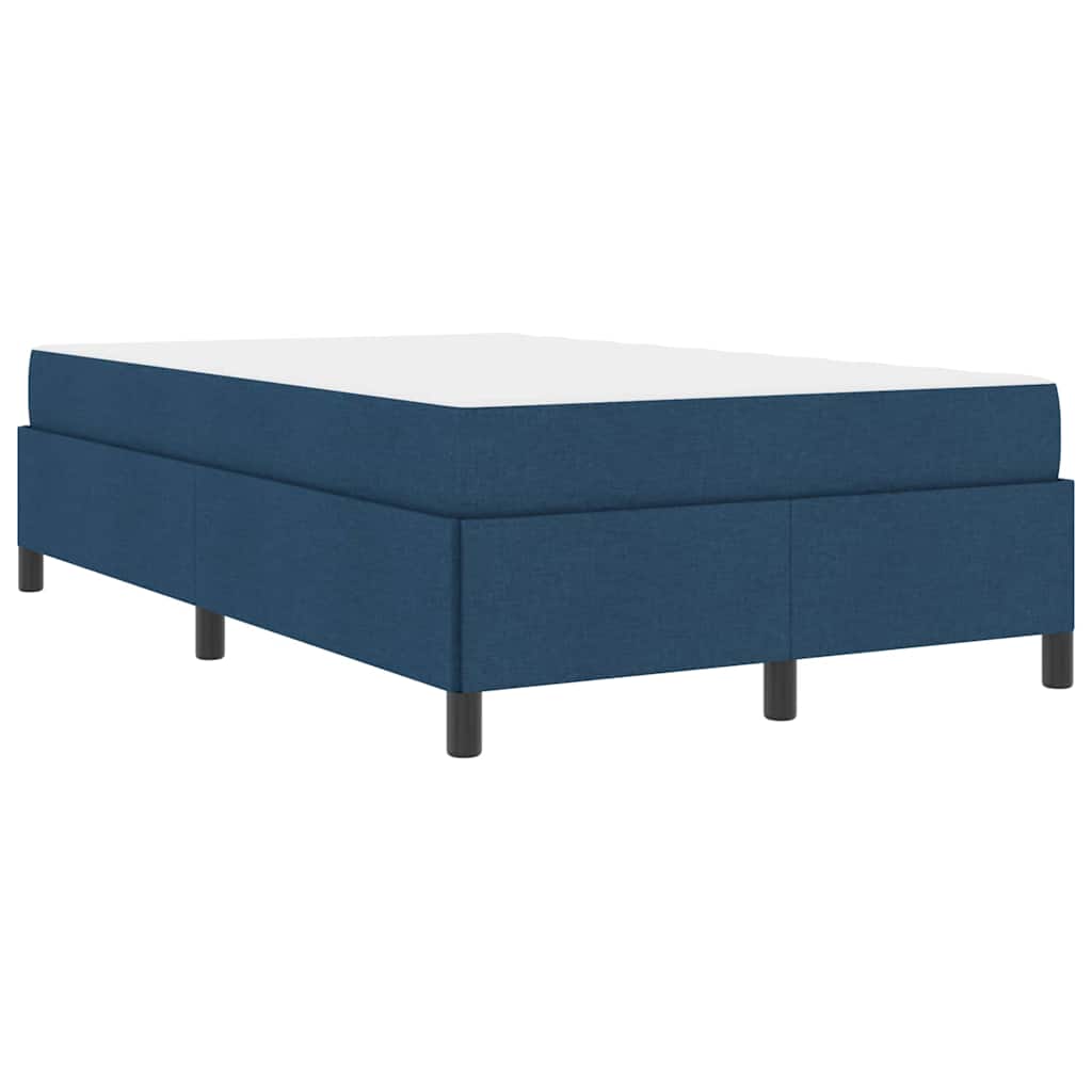Box Spring Seng Blå Og Sort 120 X 190 Cm - Billede 2