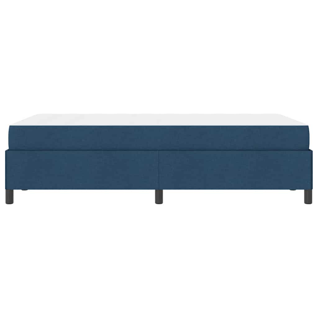 Box Spring Seng Blå Og Sort 120 X 190 Cm - Billede 7