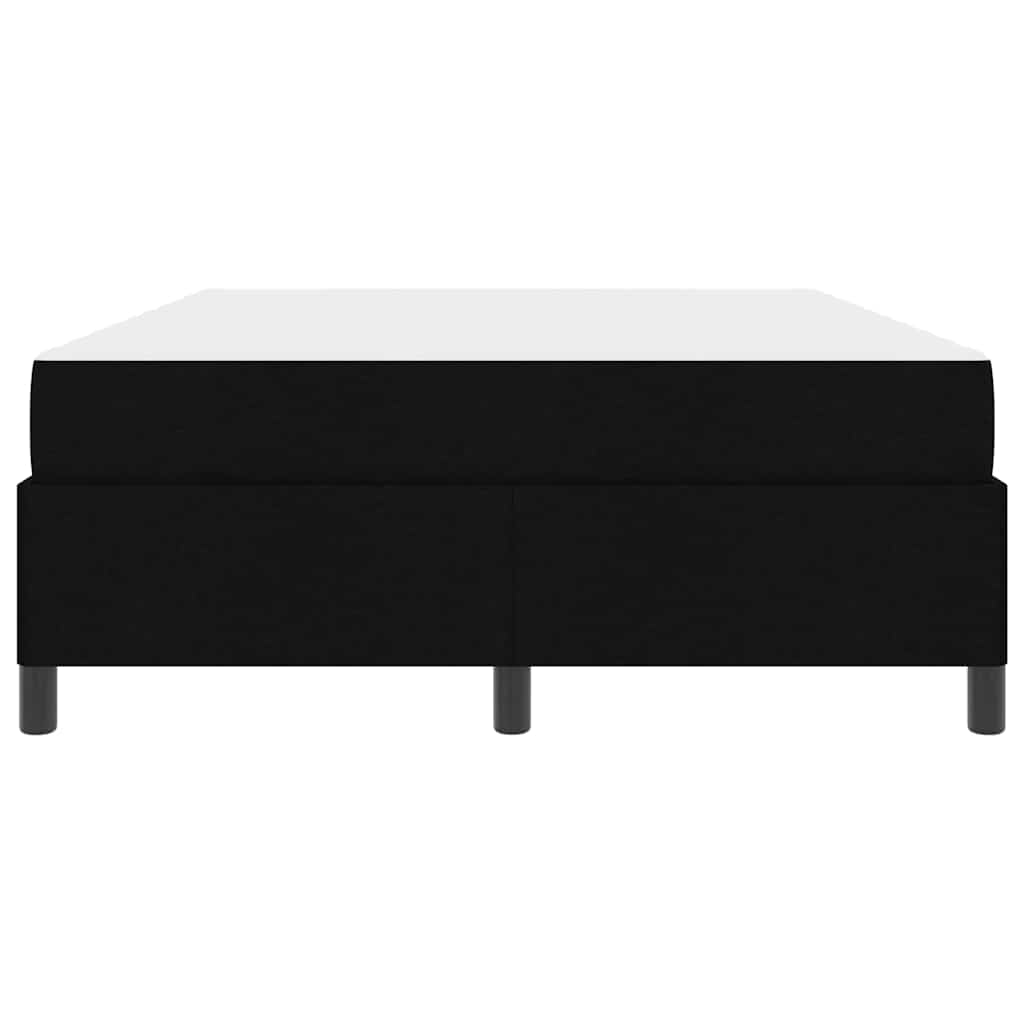 Box Spring Seng Sort Og Sort 140 X 190 Cm - Billede 6
