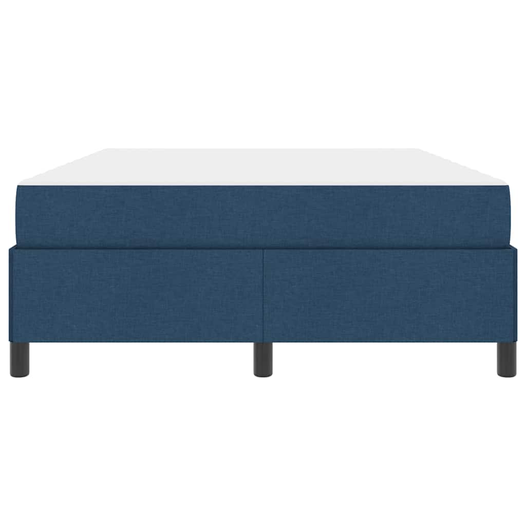 Box Spring Seng Blå Og Sort 140 X 190 Cm - Billede 6