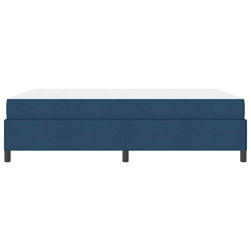 Box Spring Seng Blå Og Sort 140 X 200 Cm - Billede 7