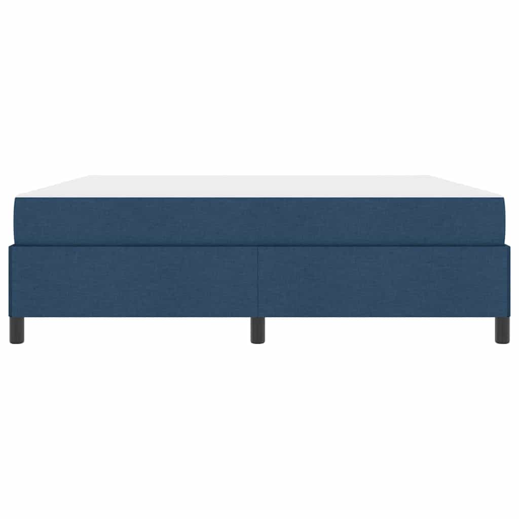 Box Spring Seng Blå Og Sort 180 X 200 Cm - Billede 6