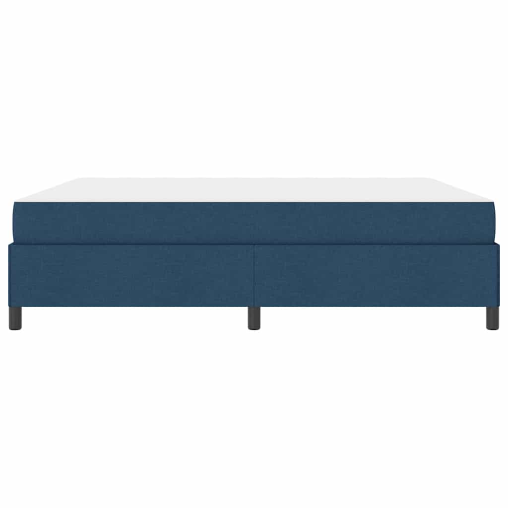 Box Spring Seng Blå Og Sort 180 X 200 Cm - Billede 7