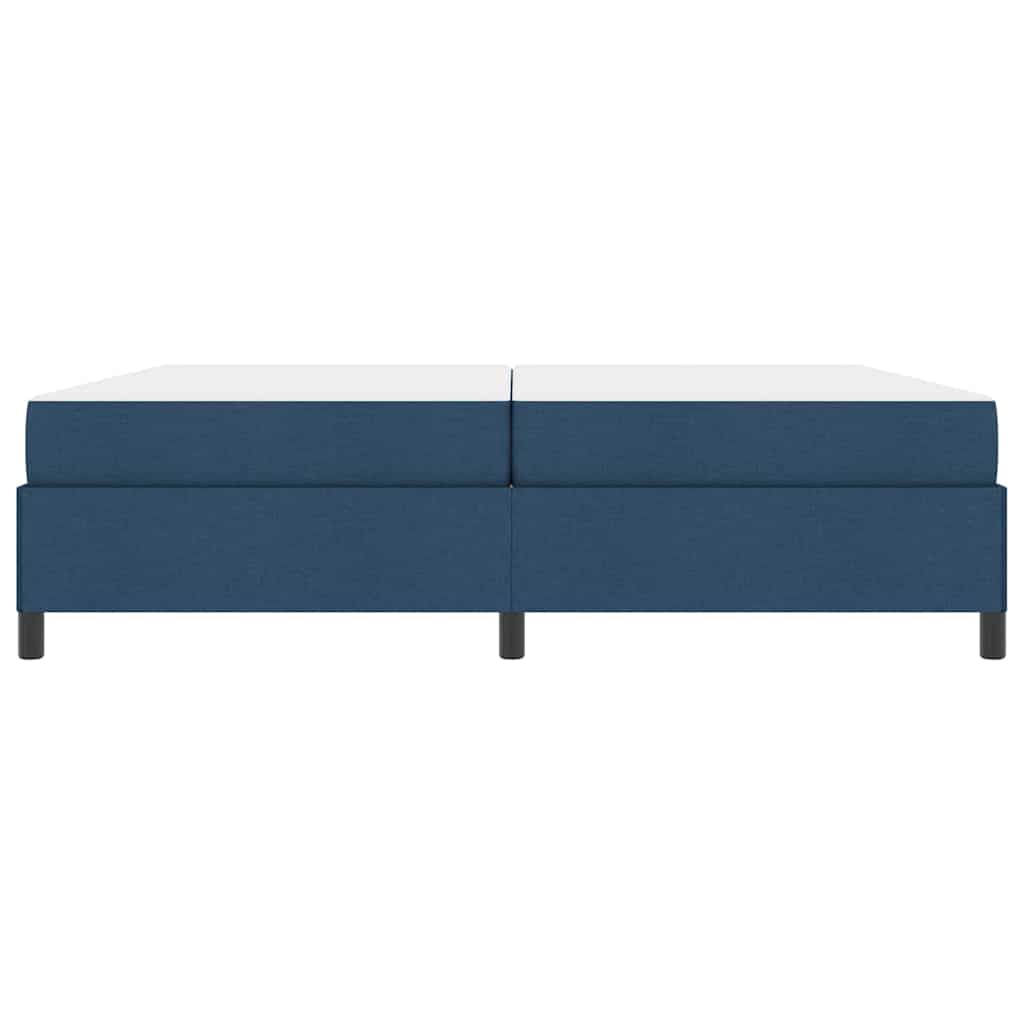 Box Spring Seng Blå Og Sort 200 X 200 Cm - Billede 6