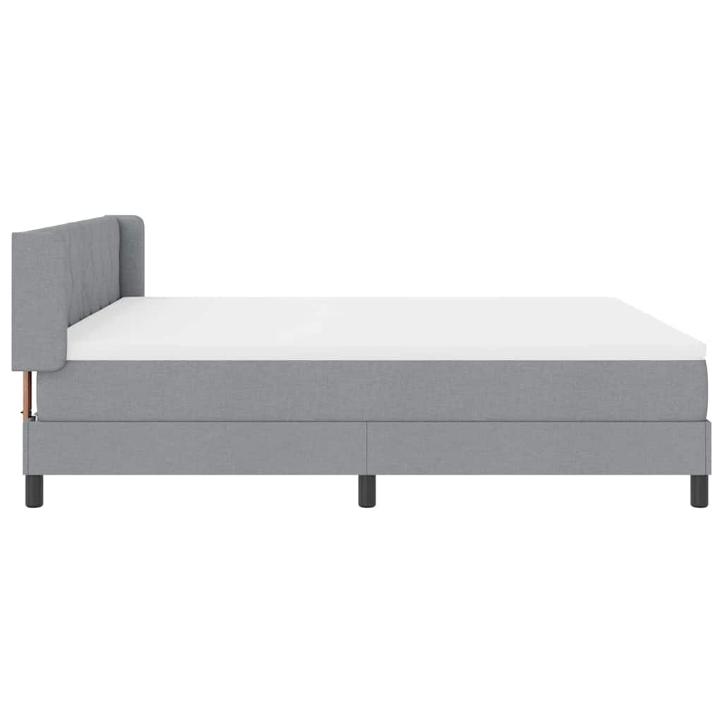 Boxmadras Med Topmadras Med Madras Lysegrå 180 X 200 Cm - Billede 9