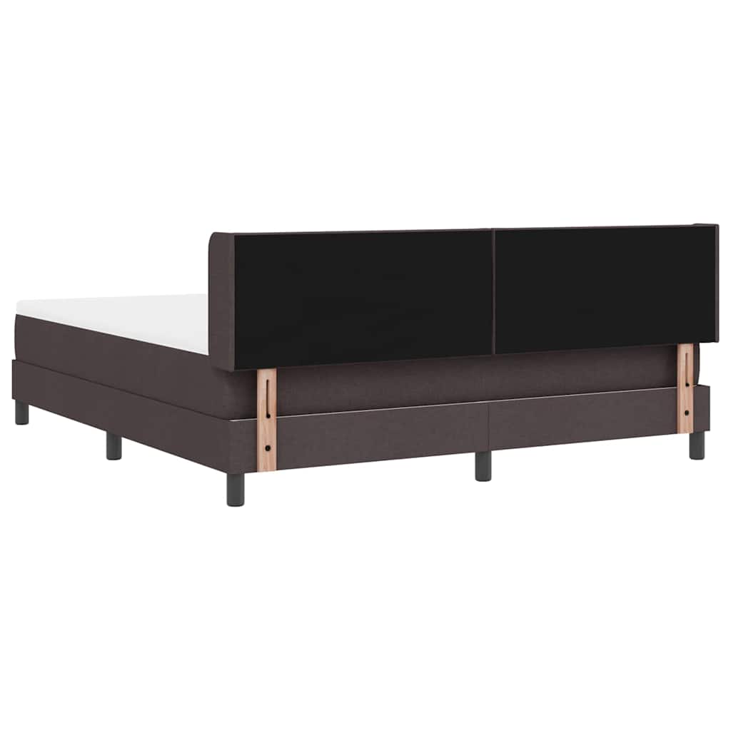 Boxmadras Med Topmadras Med Madras Mørk Brun 180 X 200 Cm - Billede 9