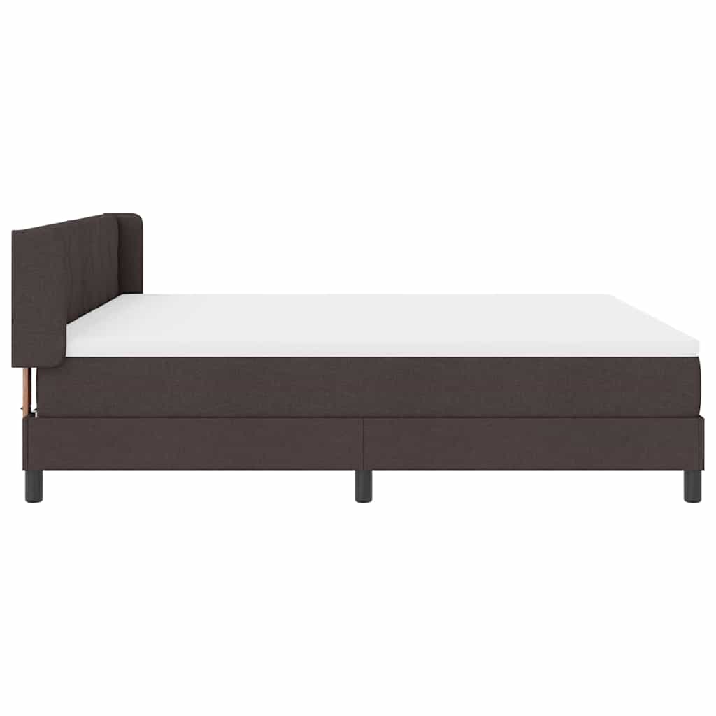 Boxmadras Med Topmadras Med Madras Mørk Brun 180 X 200 Cm - Billede 8
