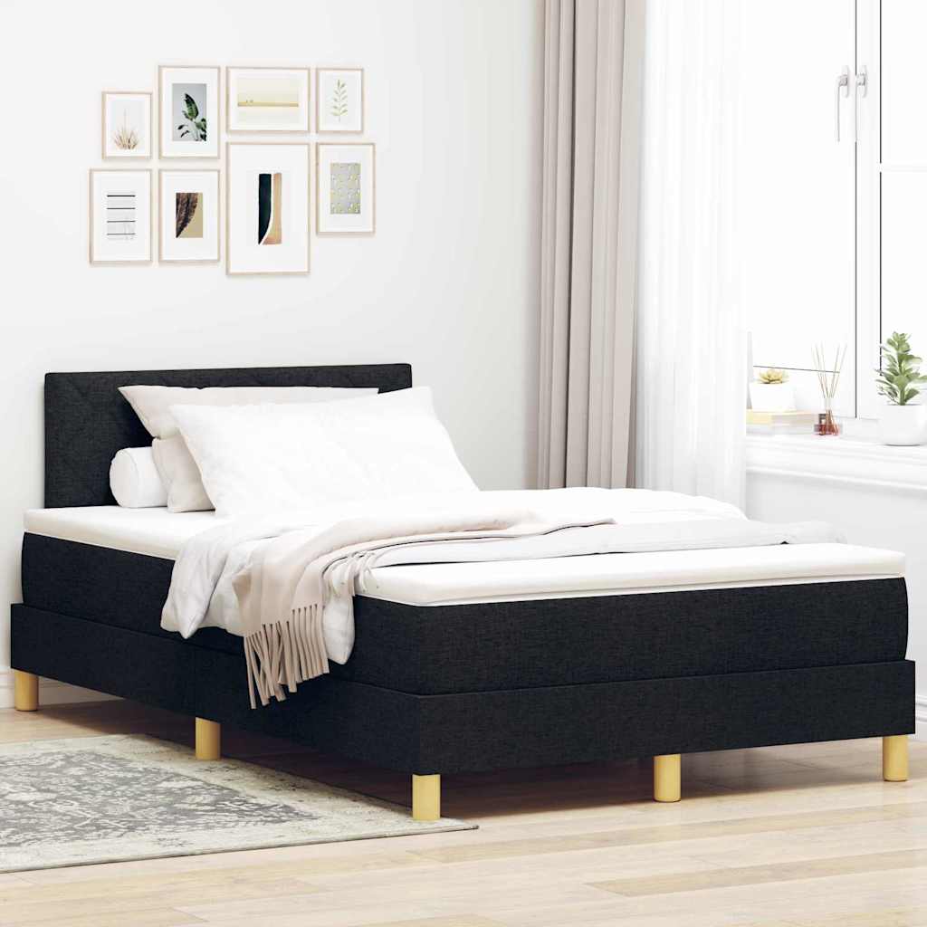 LED Box Spring Bed Med Pude Stof - Variant 3342501