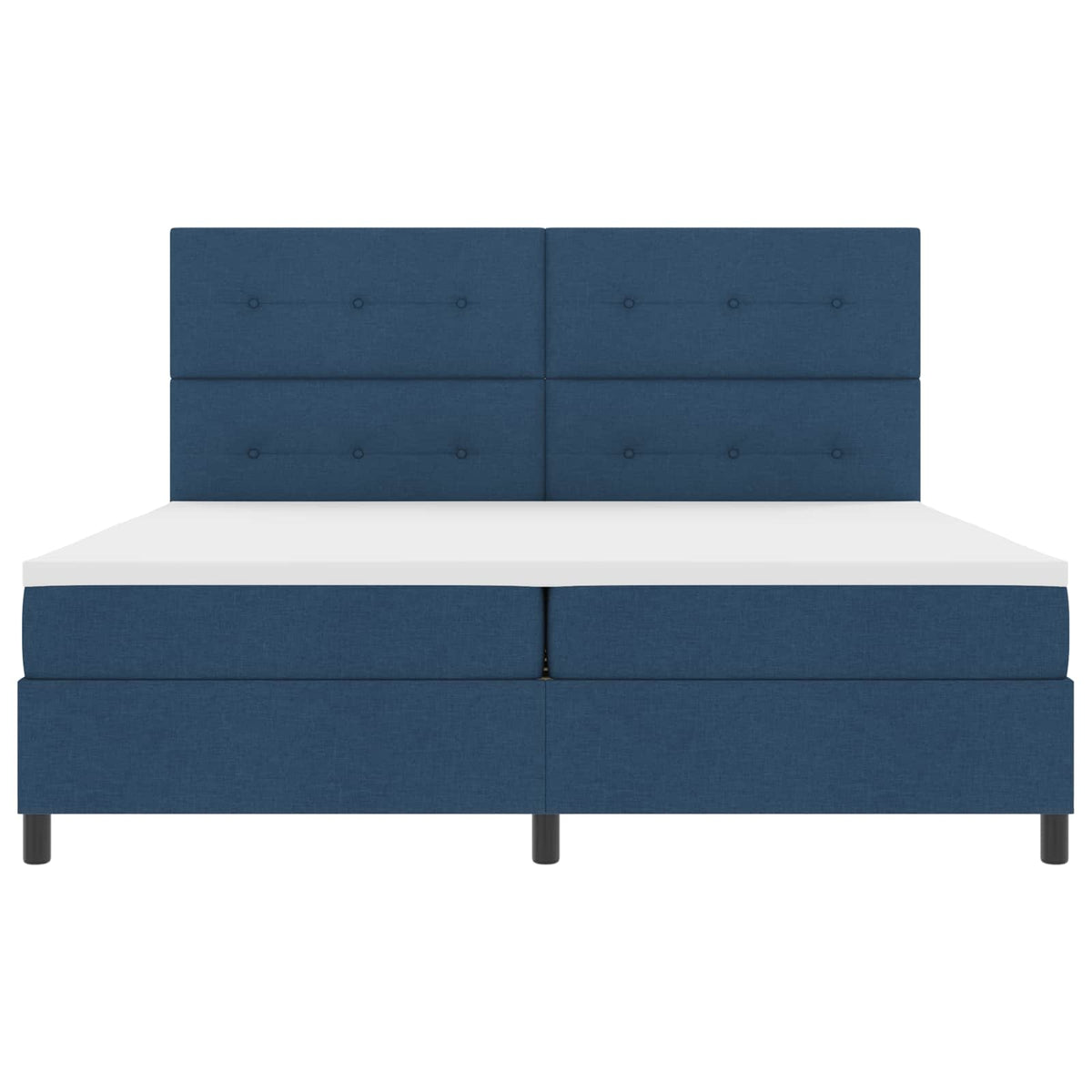 Box Spring Seng Med LED-lysstrimler Stof - Variant 3342899