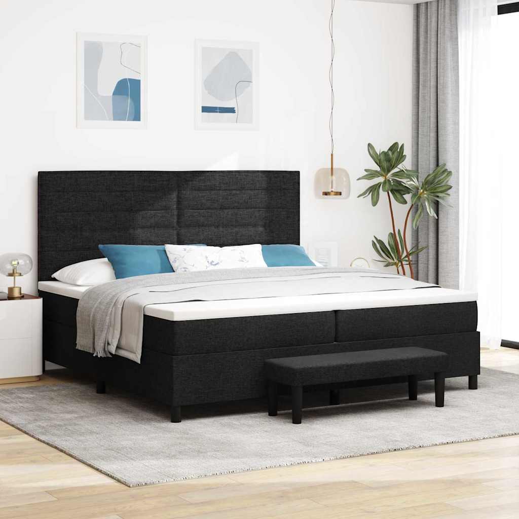 Box Spring Seng Med Madras Stof - Variant 3344018