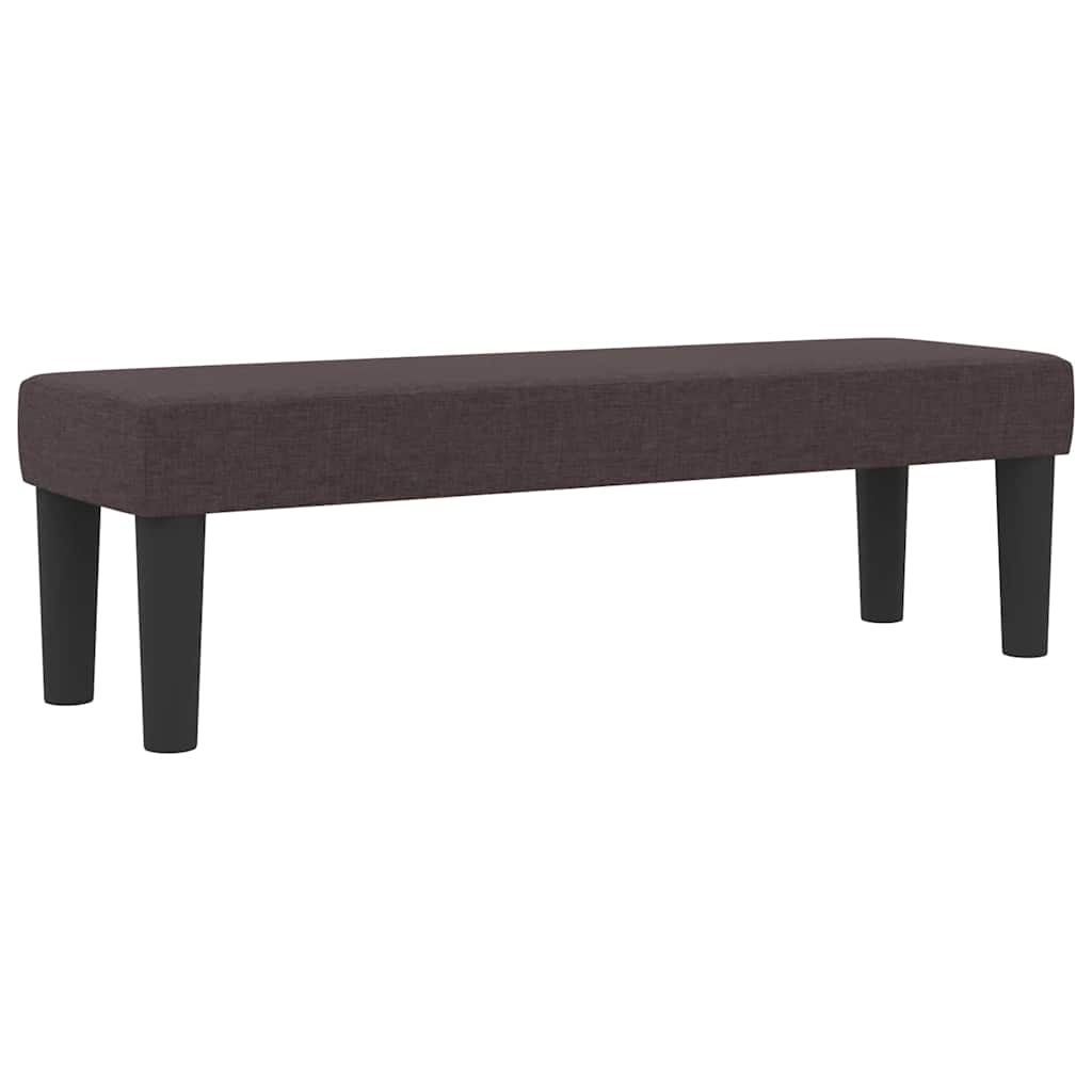 Box Spring Seng Med Madras Mørk Brun 120 X 190 Cm Stof - Billede 2
