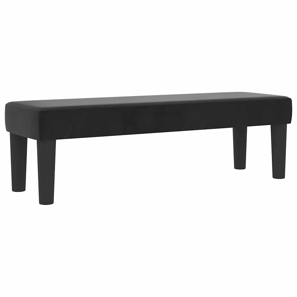 Box Spring Seng Med Madras Sort 200 X 200 Cm Fløjl - Billede 6