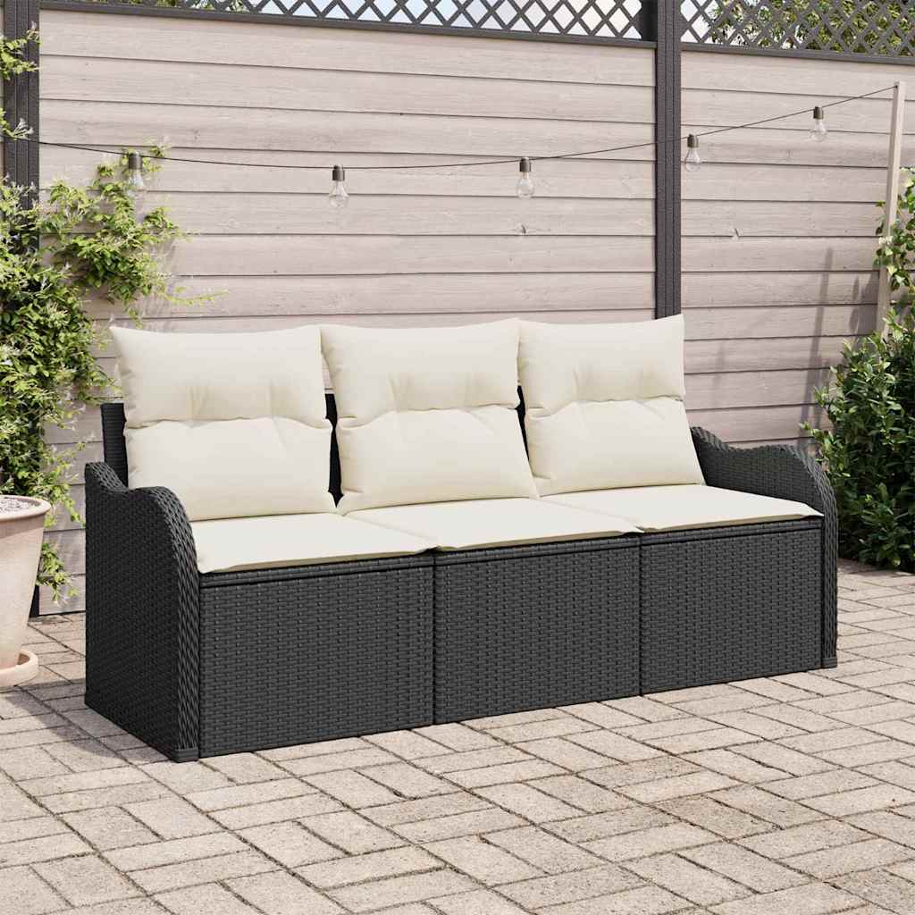 Havesofa Sæt 3 Stk. Poly Rattan - Variant 3354226