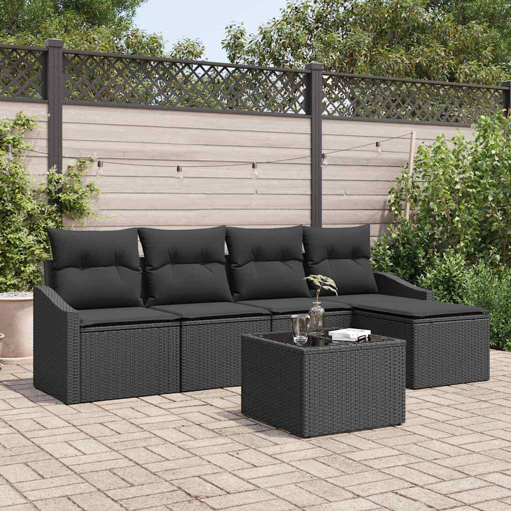 Sofa Sæt 6 Stk. Og Polyrattan - Variant 3355362