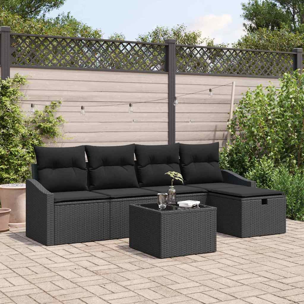 Sofa Sæt 6 Stk. Polyrattan - Variant 3359272