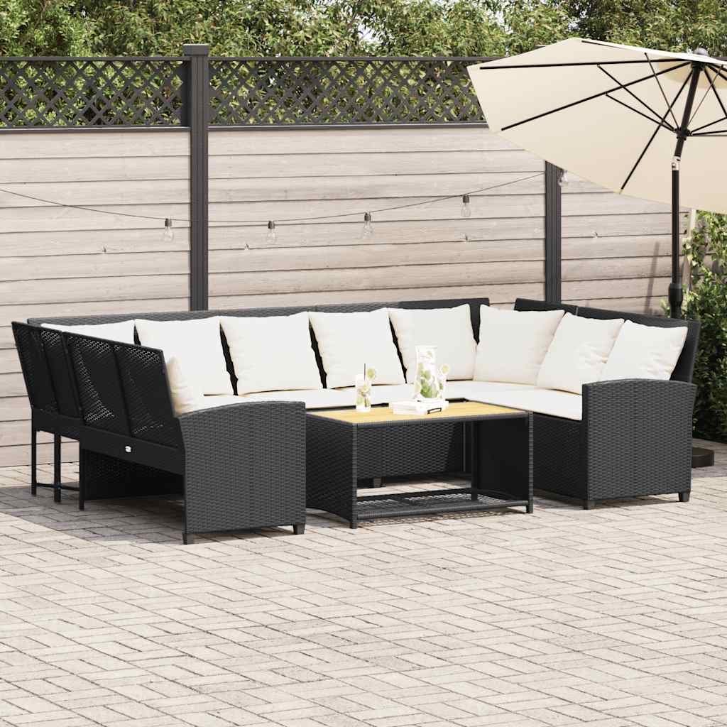 Havesofa Med Hynder Polyrattan - Variant 3365328