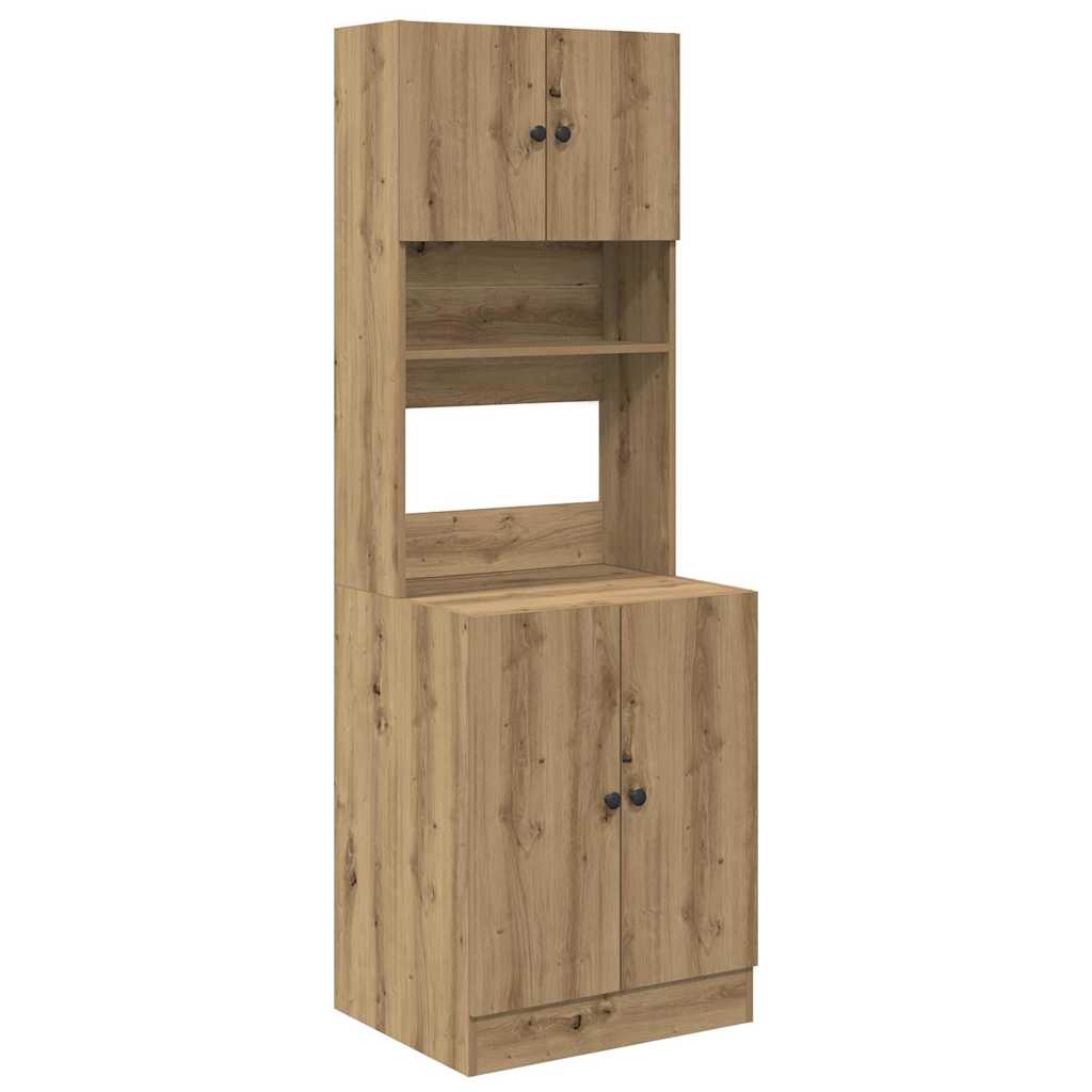 Køkkenskab Med Dør Artisan Eg 60 X 50 X 180 Cm Konstrueret Træ - Billede 2