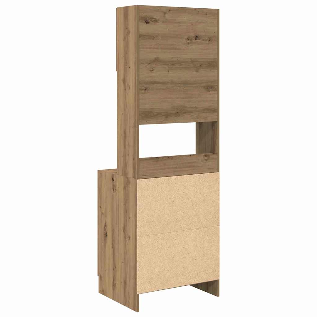 Køkkenskab Med Dør Artisan Eg 60 X 50 X 180 Cm Konstrueret Træ - Billede 8