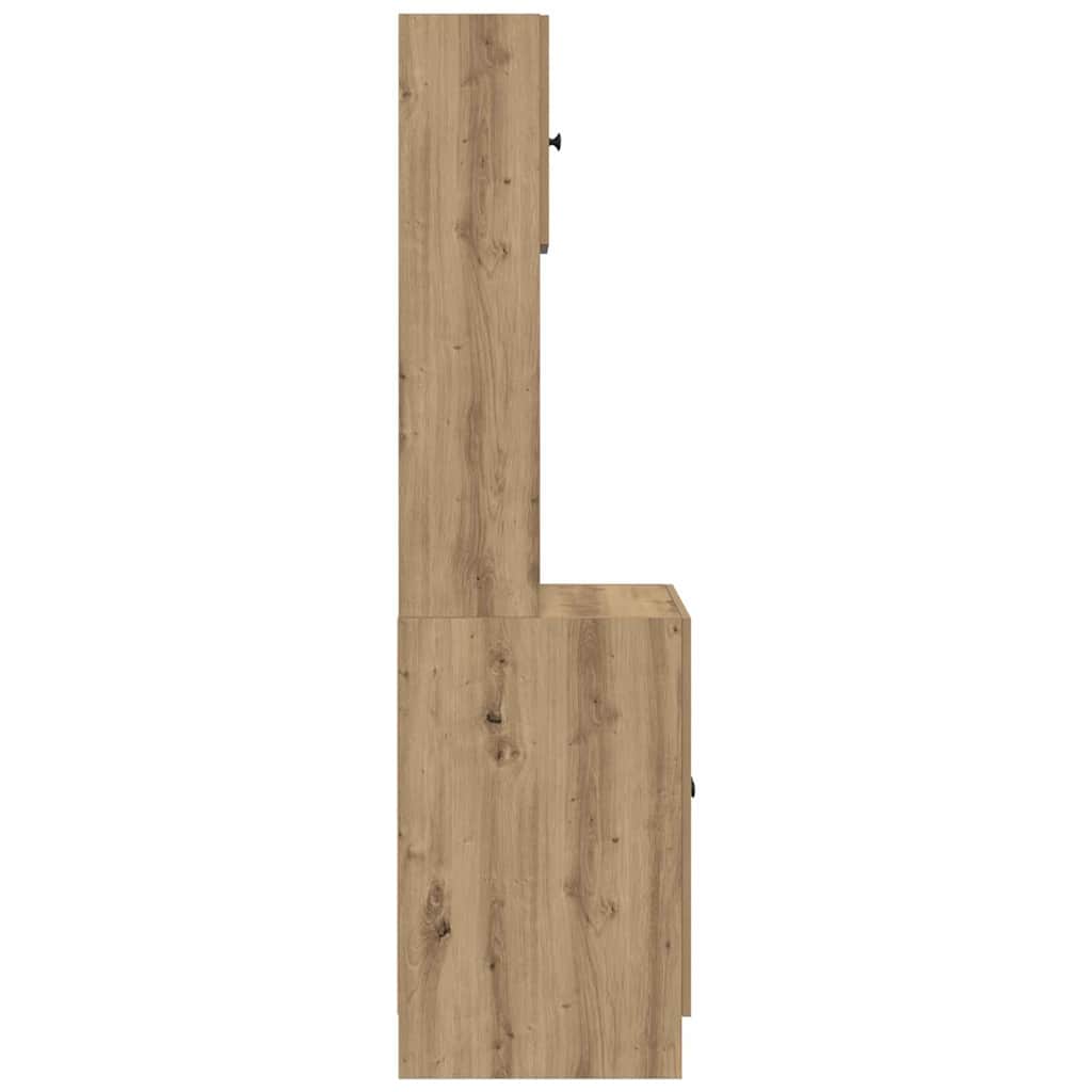 Køkkenskab Med Dør Artisan Eg 60 X 50 X 180 Cm Konstrueret Træ - Billede 7
