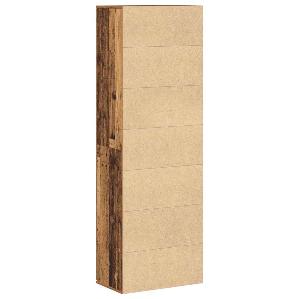 Highboard Gammelt Træ 60 X 35 X 180 Cm Konstrueret Træ - Billede 8