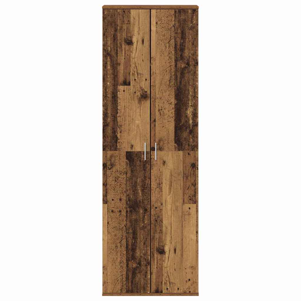 Highboard Gammelt Træ 60 X 35 X 180 Cm Konstrueret Træ - Billede 6