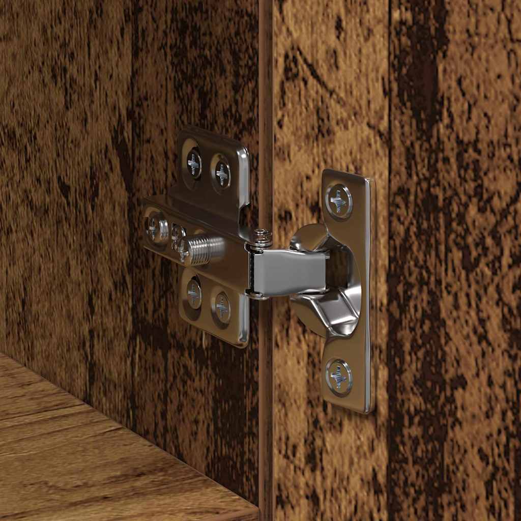 Highboard Gammelt Træ 45 X 42.5 X 185 Cm Konstrueret Træ - Billede 13