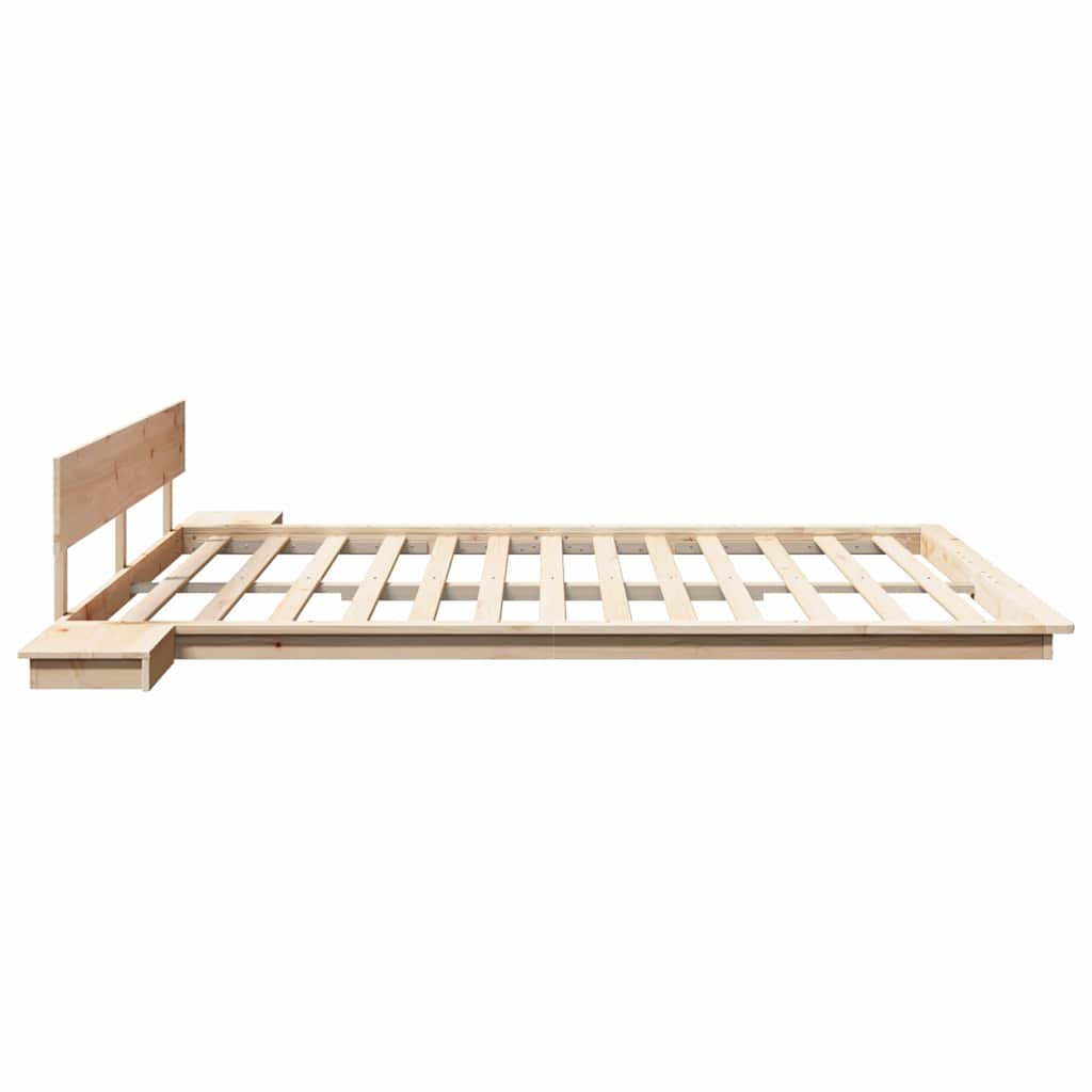 Sengestel Brun 180 200 Cm Træ - Billede 6