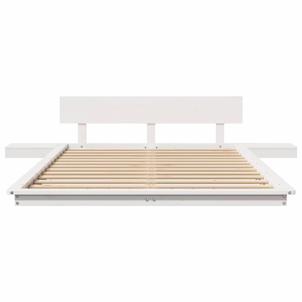 Sengestel Brun 140 190 Cm Træ - Billede 5