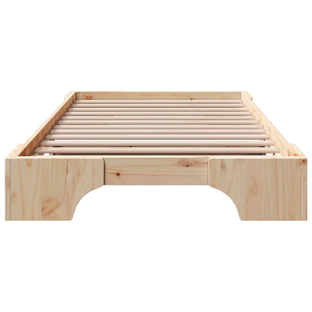 Sengestel Massiv Fyrretræ 207 87 17 Cm Massivt Fyrretræ - Billede 6