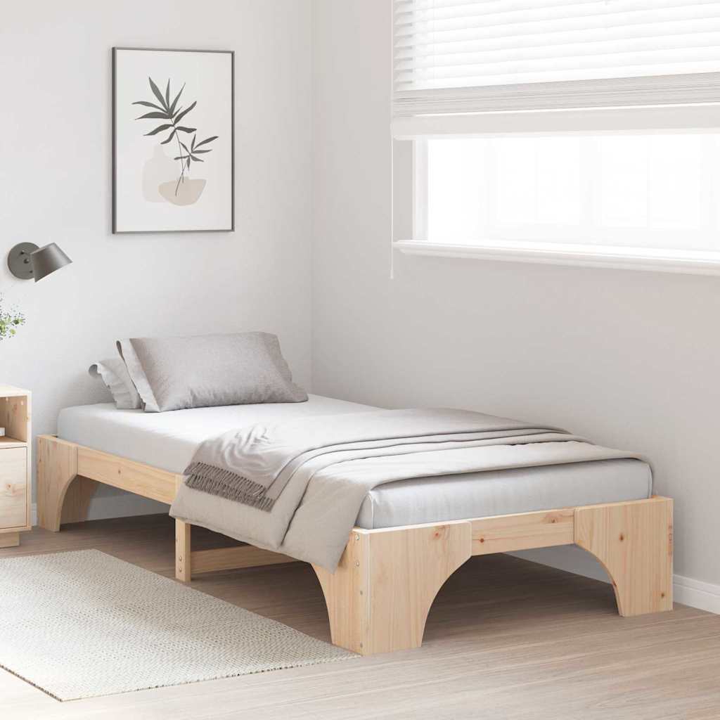 Sengestel Massiv Fyrretræ 207 97 30 Cm Massivt Fyrretræ - Billede 5