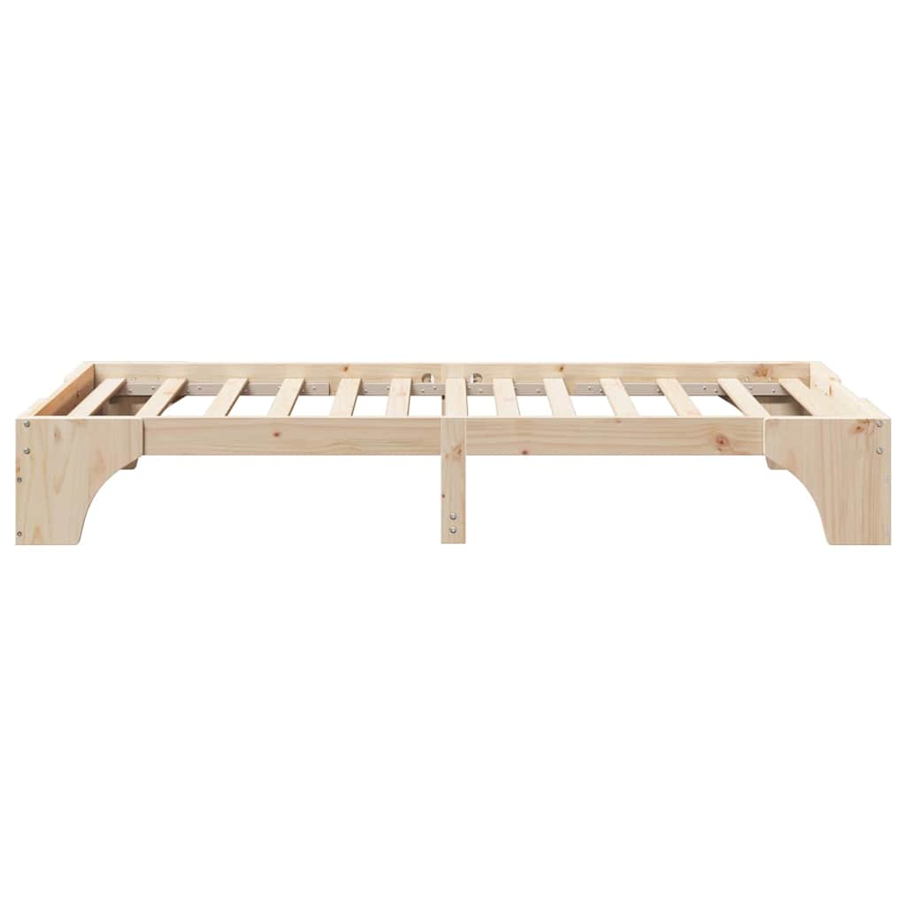Sengestel Massiv Fyrretræ 207 97 30 Cm Massivt Fyrretræ - Billede 7