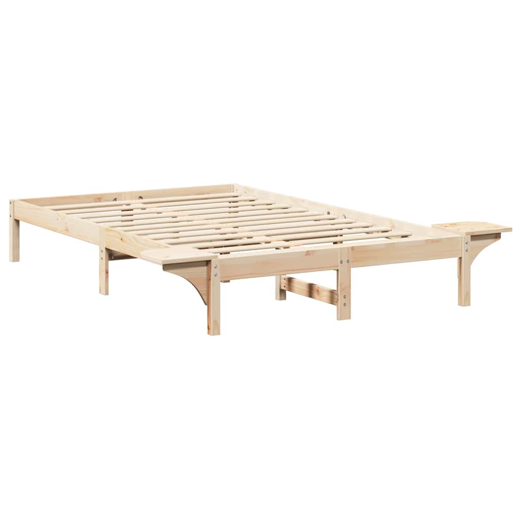 Sengestel Brun 120 X 200 Cm Brun - Billede 7