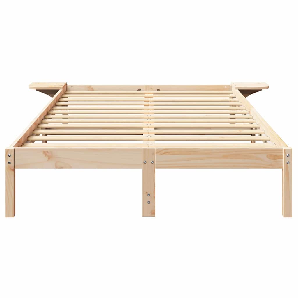 Sengestel Brun 120 X 200 Cm Brun - Billede 5
