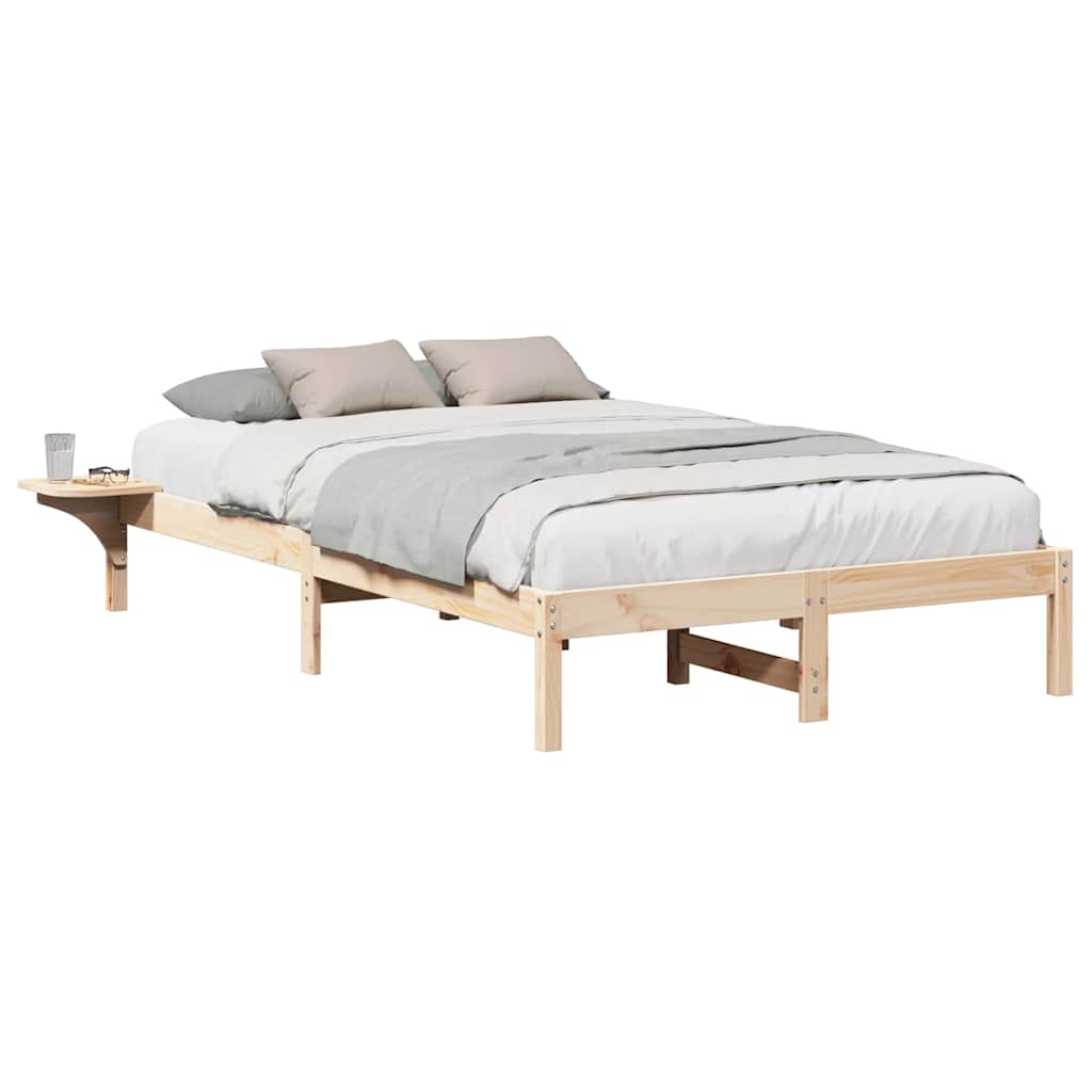 Sengestel Brun 120 X 200 Cm Brun - Billede 3